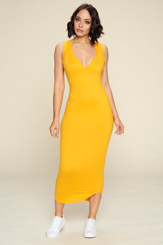 Mello - Yellow Maxi Dress