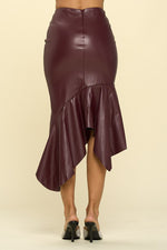 Load image into Gallery viewer, Ariel - Solid Midi Skirt Curve Hugging  High Waist
