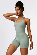 Load image into Gallery viewer, Halter Neck Sports Romper
