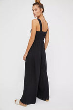 Load image into Gallery viewer, Smocked Wide Strap Jumpsuit
