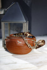 Load image into Gallery viewer, Stella - Chain Decor Zip Front Fanny Pack

