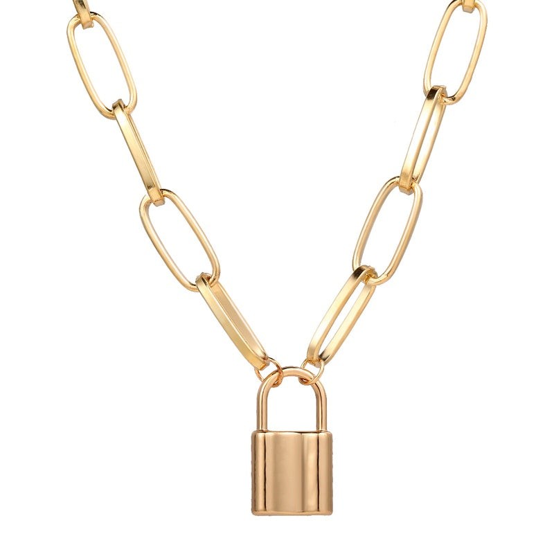 Lockin - Gold Lock Necklace