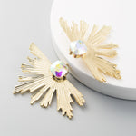 Load image into Gallery viewer, Shine - Gold Shine Burst Earrings
